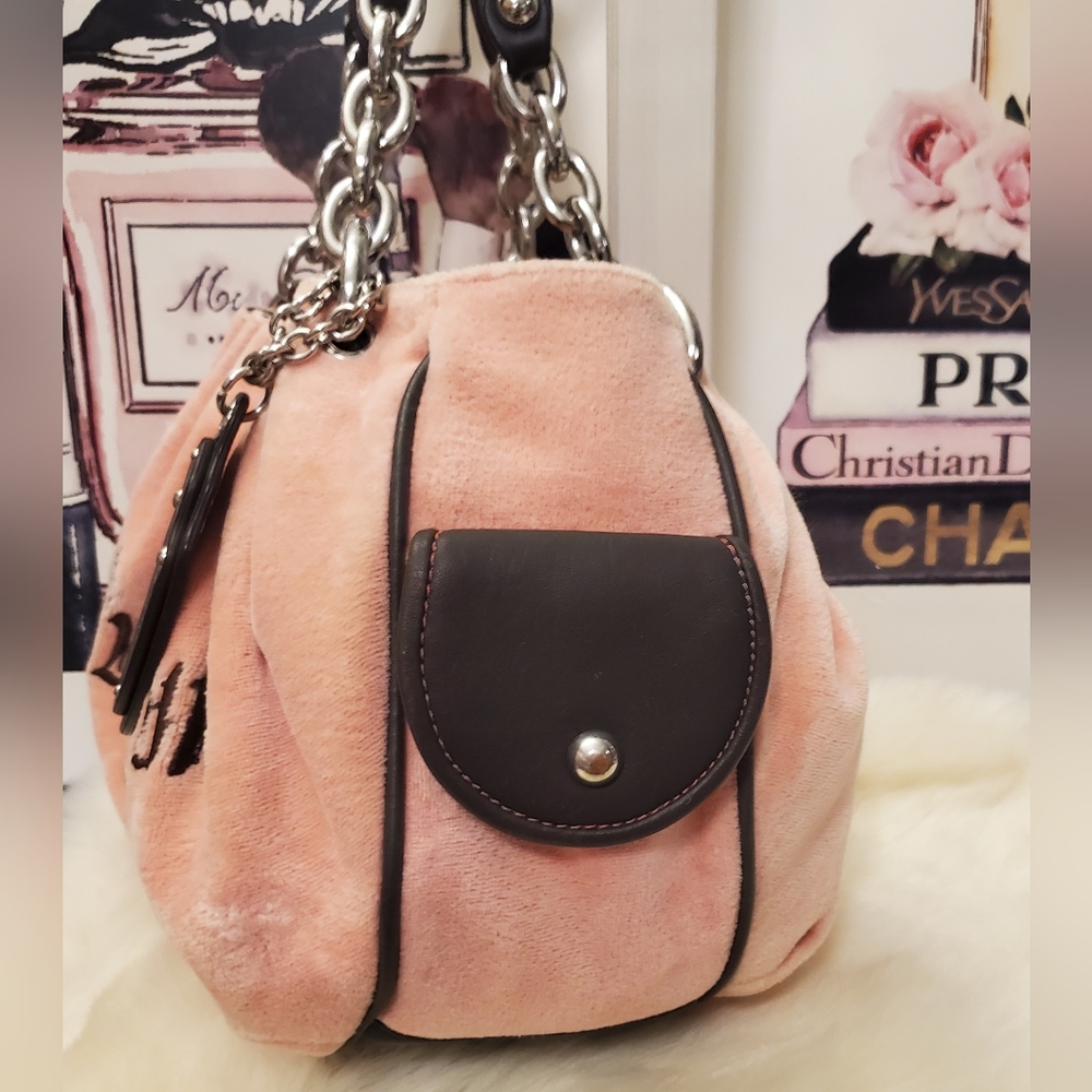 ***SOLD***Juicy Couture Pink Hobo Handbag! - Picture 5 of 10